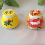 Pichwai Art Jars